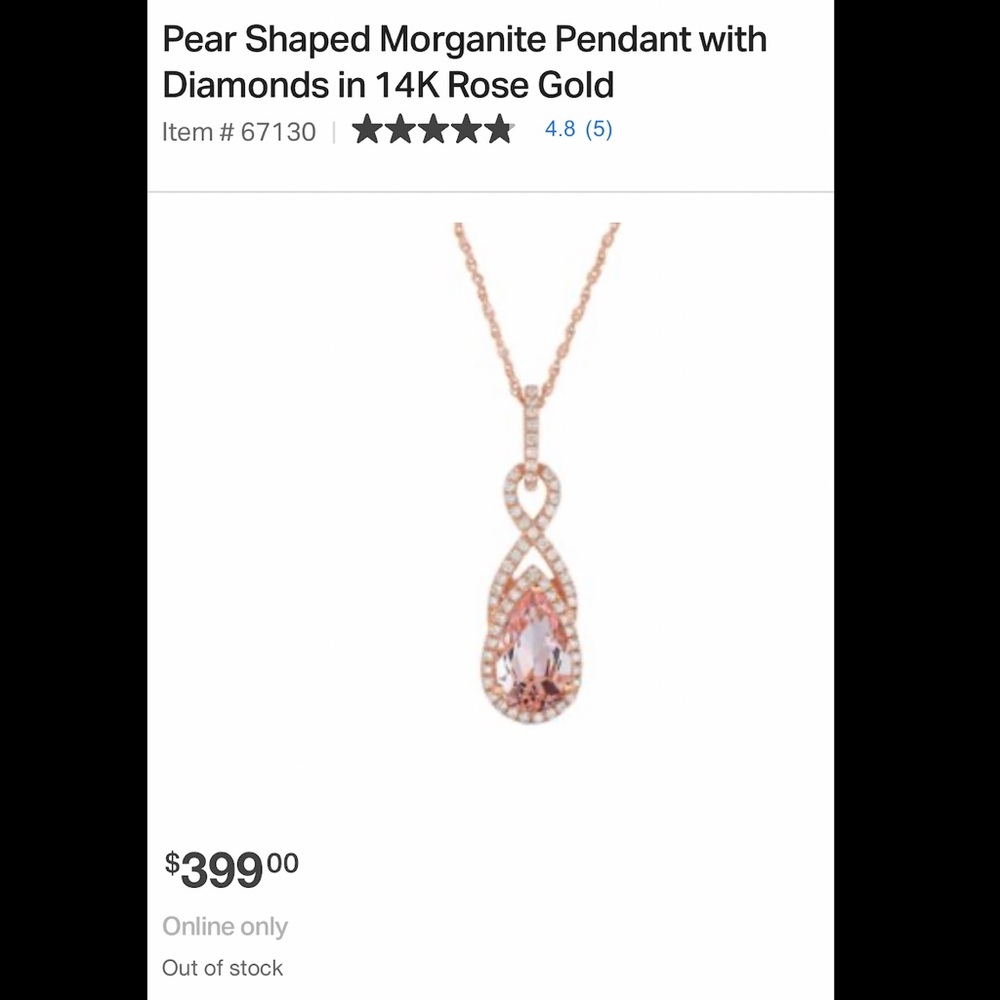 Selling my pendant necklace